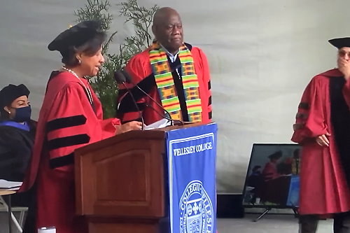 Professor Selwyn R. Cudjoe awarded the 2021 Anna & Samuel Pinanski Teaching Prize for excellence in teaching