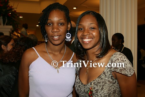 RIGHT: Jizelle Salandy and her sister Josanne Salandy